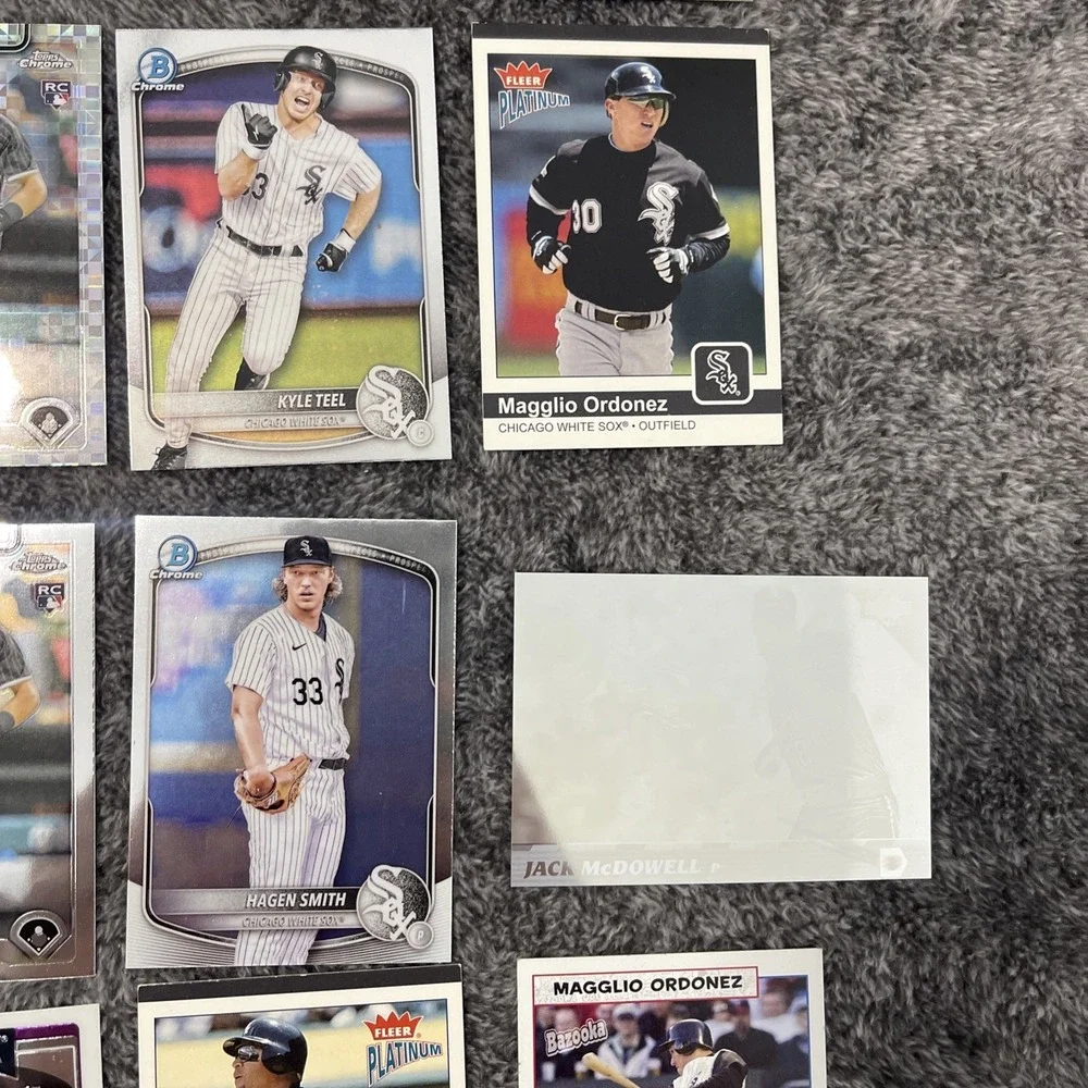 Chicago White Sox 37 Card Lot - Rookies, Stars,‎ Inserts, Parallels